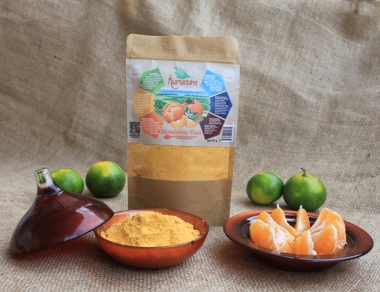 dried mandarin powder